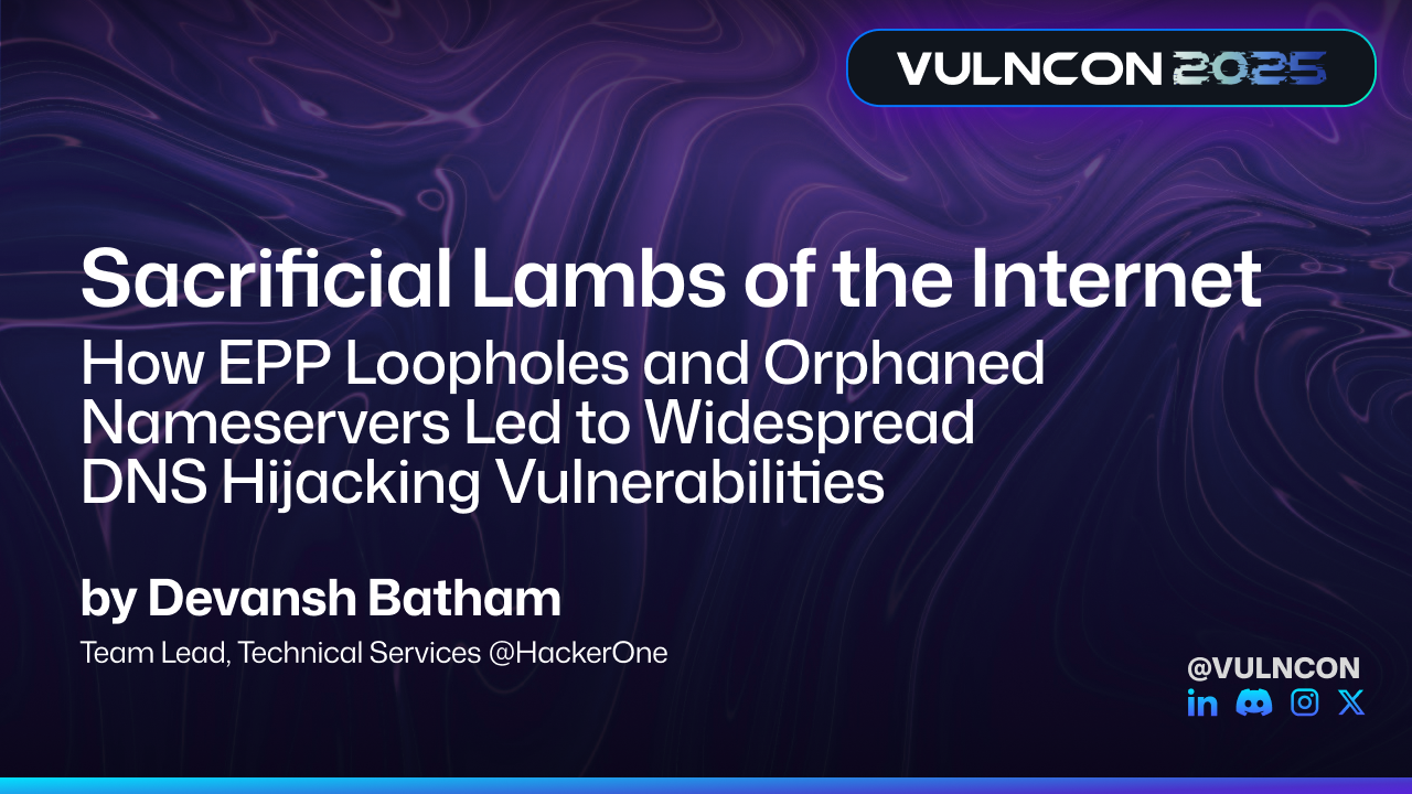 Sacrificial Lambs of the Internet: DNS Hijacking via EPP Loopholes